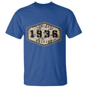 90th Birthday Hunting T Shirt 1936 Limited Edition Vintage Camouflage Gifts For Turning 90
