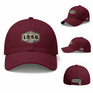 80th Birthday Hunting Baseball Cap 1946 Limited Edition Vintage Camouflage Gifts For Turning 80