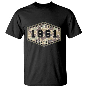 65th Birthday Hunting T Shirt 1961 Limited Edition Vintage Camouflage Gifts For Turning 65