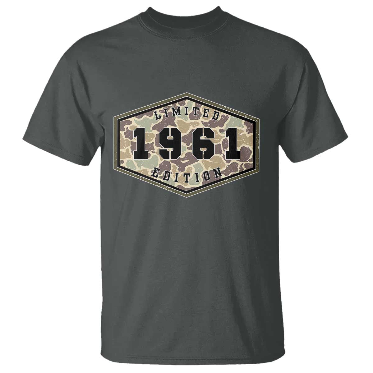 65th Birthday Hunting T Shirt 1961 Limited Edition Vintage Camouflage Gifts For Turning 65