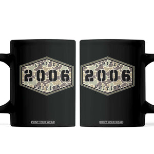 20th Birthday Hunting Coffee Mug 2006 Limited Edition Vintage Camouflage Gifts For Turning 20