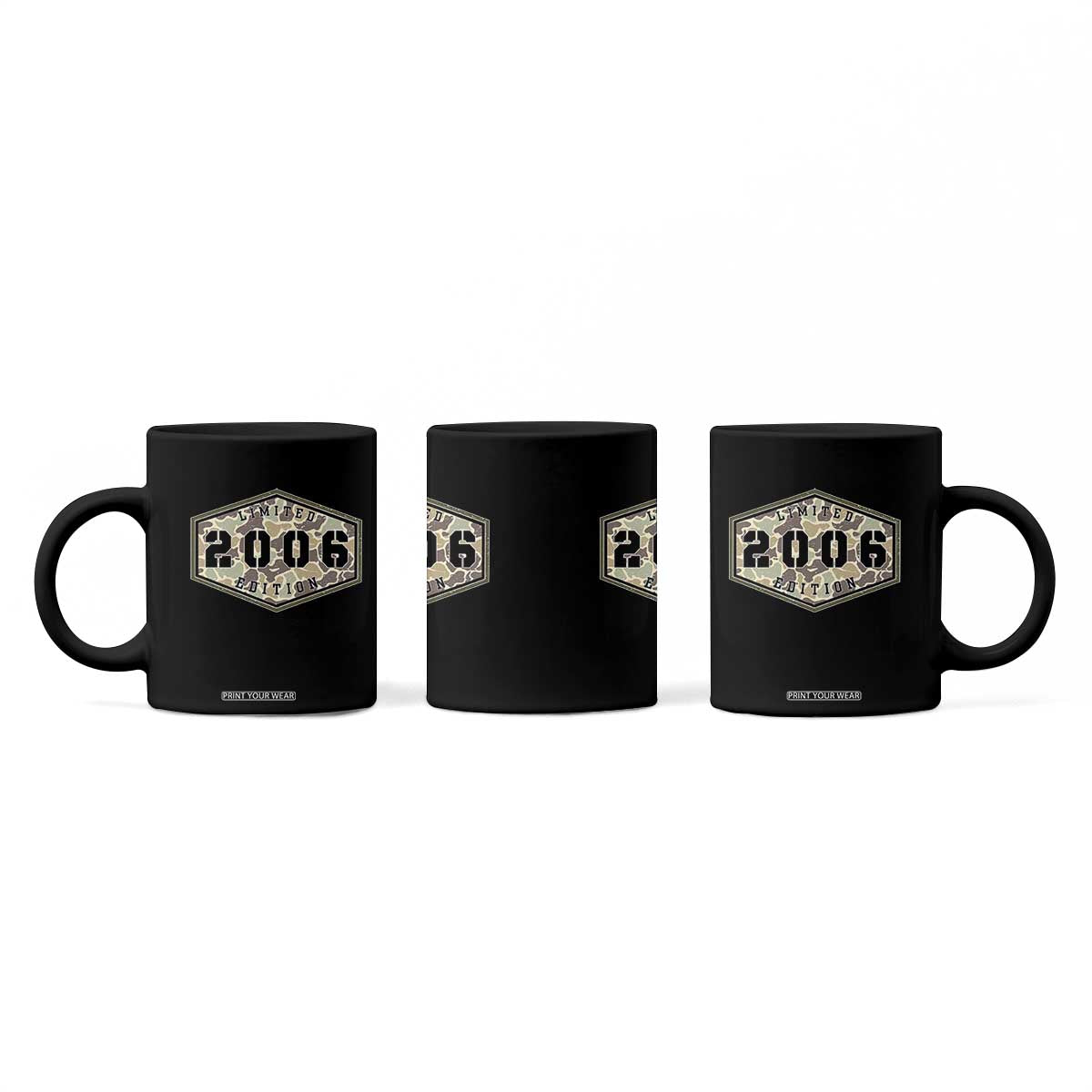 20th Birthday Hunting Coffee Mug 2006 Limited Edition Vintage Camouflage Gifts For Turning 20