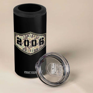 20th Birthday Hunting 4 in 1 Can Cooler Tumbler 2006 Limited Edition Vintage Camouflage Gifts For Turning 20