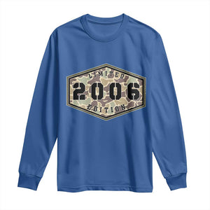 20th Birthday Hunting Long Sleeve Shirt 2006 Limited Edition Vintage Camouflage Gifts For Turning 20