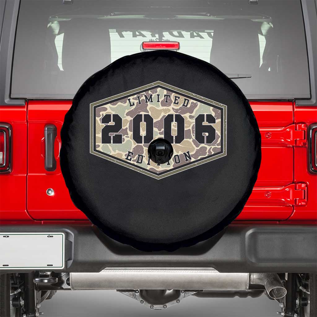 20th Birthday Hunting Spare Tire Cover 2006 Limited Edition Vintage Camouflage Gifts For Turning 20