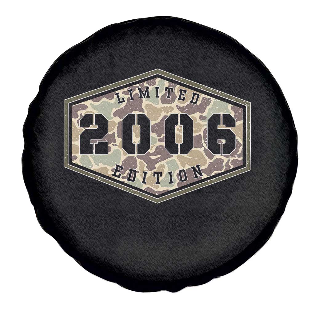 20th Birthday Hunting Spare Tire Cover 2006 Limited Edition Vintage Camouflage Gifts For Turning 20