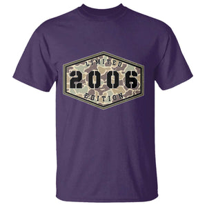 20th Birthday Hunting T Shirt 2006 Limited Edition Vintage Camouflage Gifts For Turning 20