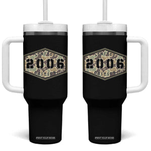 20th Birthday Hunting Tumbler With Handle 2006 Limited Edition Vintage Camouflage Gifts For Turning 20