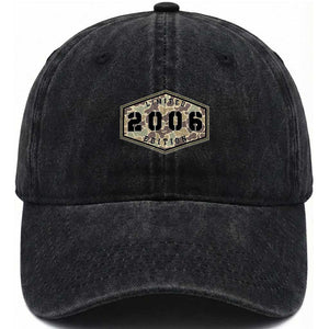 20th Birthday Hunting Washed Cotton Baseball Cap 2006 Limited Edition Vintage Camouflage Gifts For Turning 20