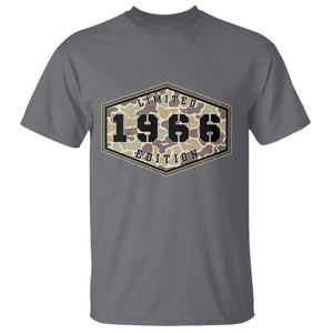 60th Birthday Hunting T Shirt 1966 Limited Edition Vintage Camouflage Gifts For Turning 60