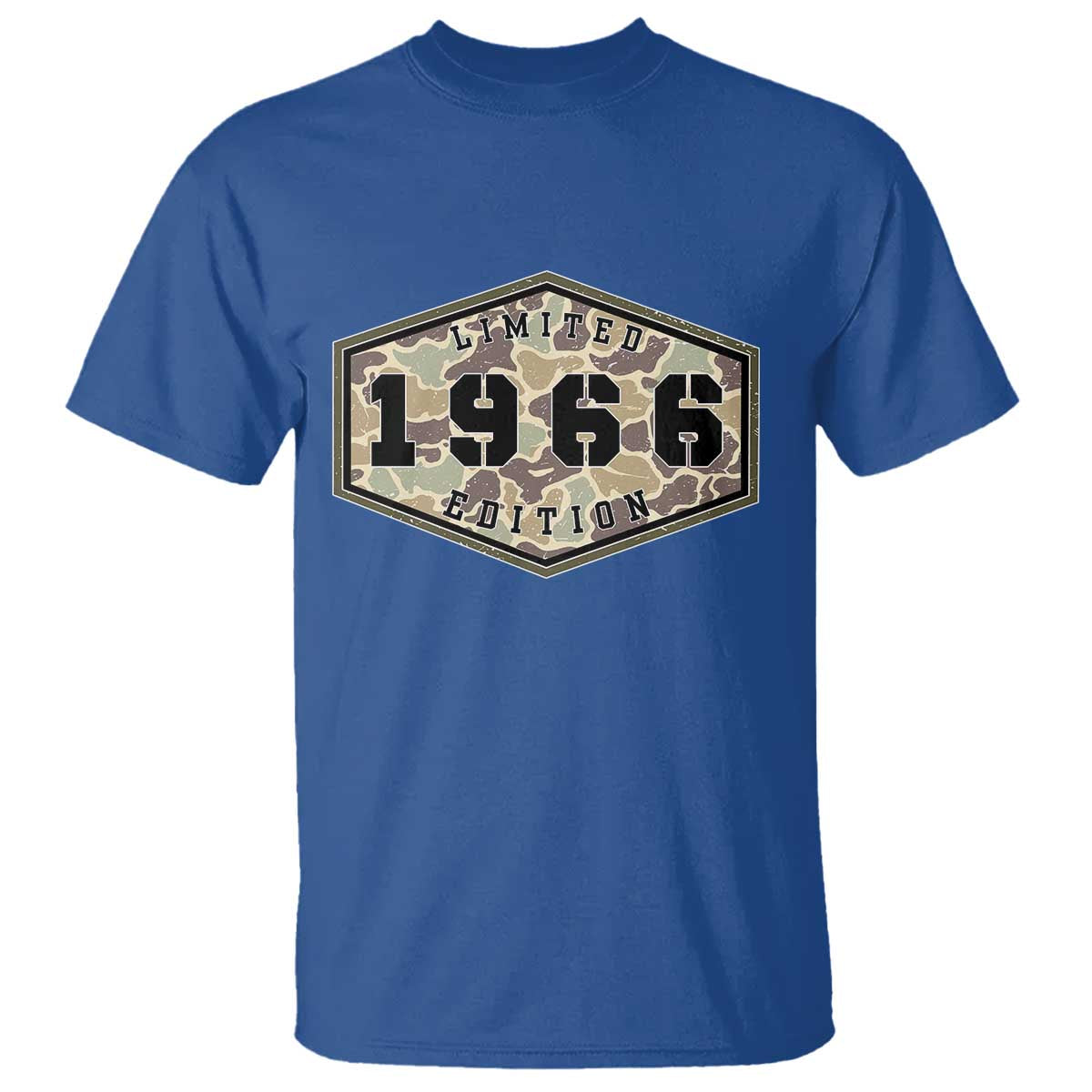 60th Birthday Hunting T Shirt 1966 Limited Edition Vintage Camouflage Gifts For Turning 60