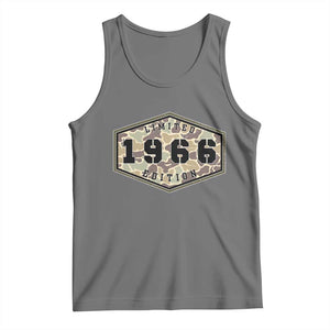 60th Birthday Hunting Tank Top 1966 Limited Edition Vintage Camouflage Gifts For Turning 60