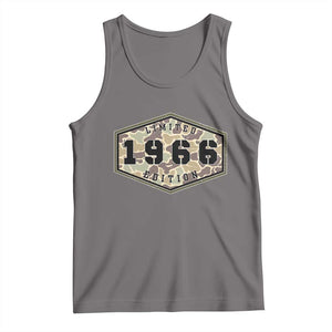 60th Birthday Hunting Tank Top 1966 Limited Edition Vintage Camouflage Gifts For Turning 60