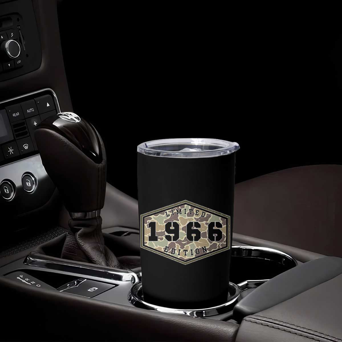 60th Birthday Hunting Tumbler Cup 1966 Limited Edition Vintage Camouflage Gifts For Turning 60