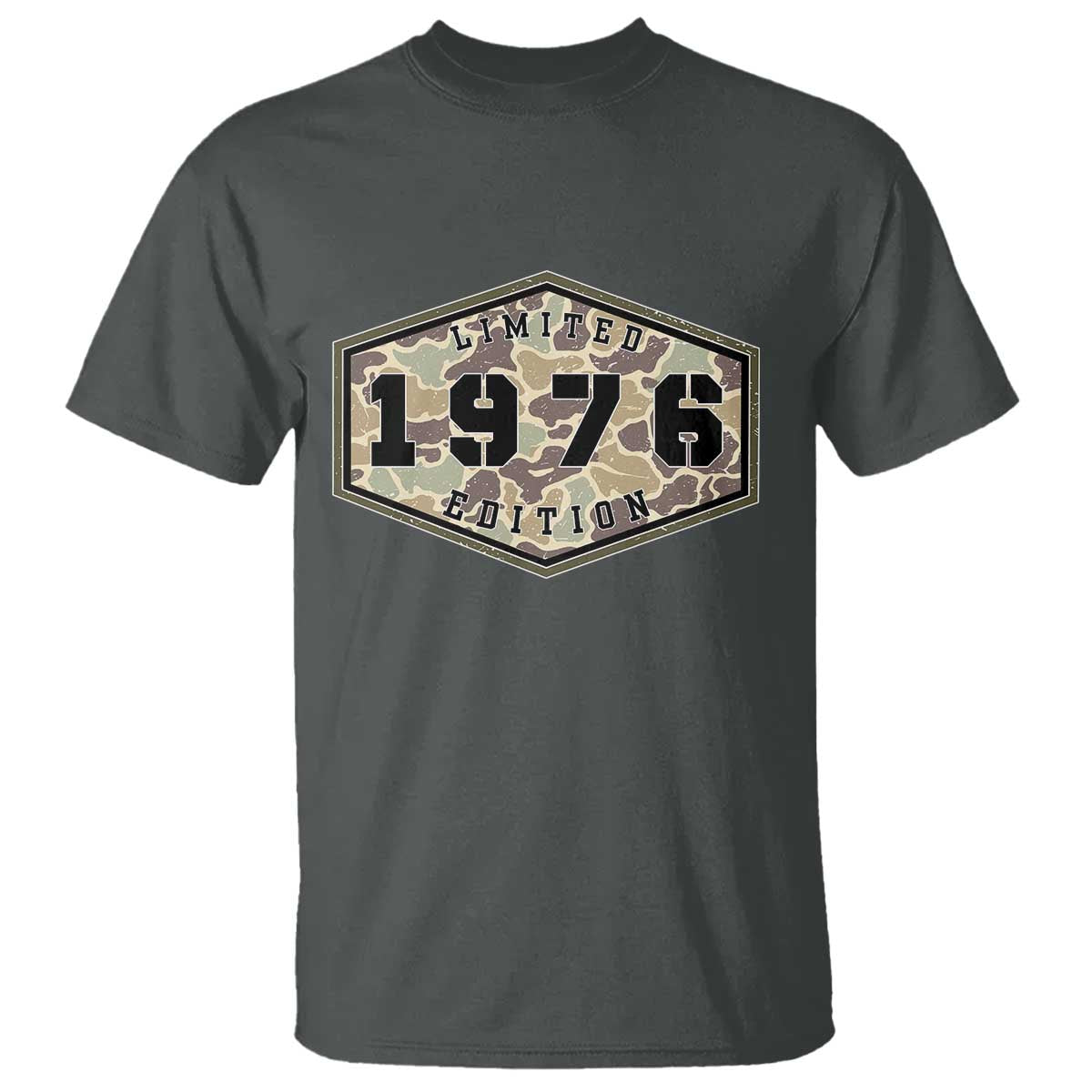 50th Birthday Hunting T Shirt 1976 Limited Edition Vintage Camouflage Gifts For Turning 50