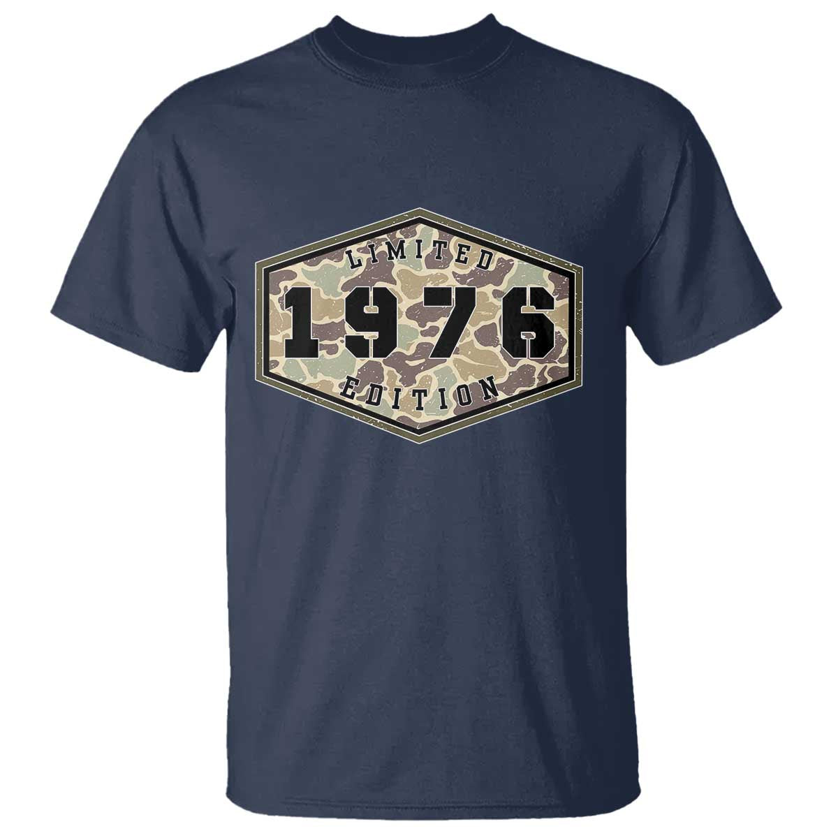 50th Birthday Hunting T Shirt 1976 Limited Edition Vintage Camouflage Gifts For Turning 50