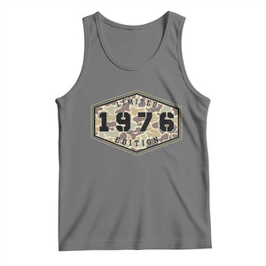 50th Birthday Hunting Tank Top 1976 Limited Edition Vintage Camouflage Gifts For Turning 50
