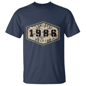 40th Birthday Hunting T Shirt 1986 Limited Edition Vintage Camouflage Gifts For Turning 40
