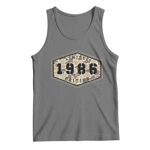 40th Birthday Hunting Tank Top 1986 Limited Edition Vintage Camouflage Gifts For Turning 40