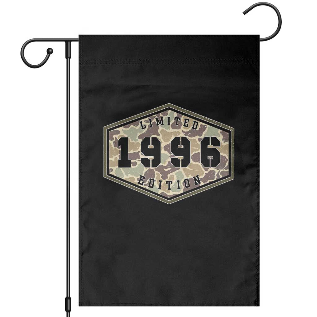 30th Birthday Hunting Garden Flag 1996 Limited Edition Vintage Camouflage Gifts For Turning 30