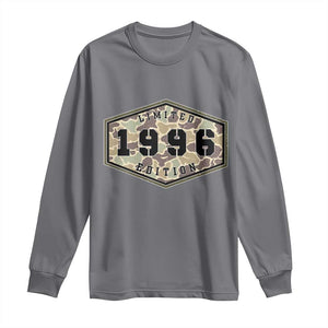 30th Birthday Hunting Long Sleeve Shirt 1996 Limited Edition Vintage Camouflage Gifts For Turning 30