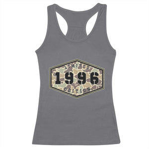 30th Birthday Hunting Racerback Tank Top 1996 Limited Edition Vintage Camouflage Gifts For Turning 30
