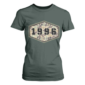 30th Birthday Hunting T Shirt For Women 1996 Limited Edition Vintage Camouflage Gifts For Turning 30
