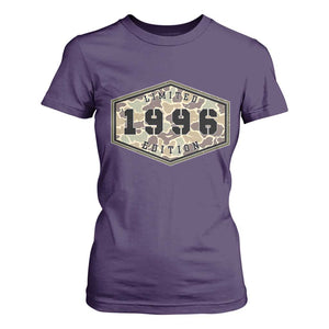 30th Birthday Hunting T Shirt For Women 1996 Limited Edition Vintage Camouflage Gifts For Turning 30