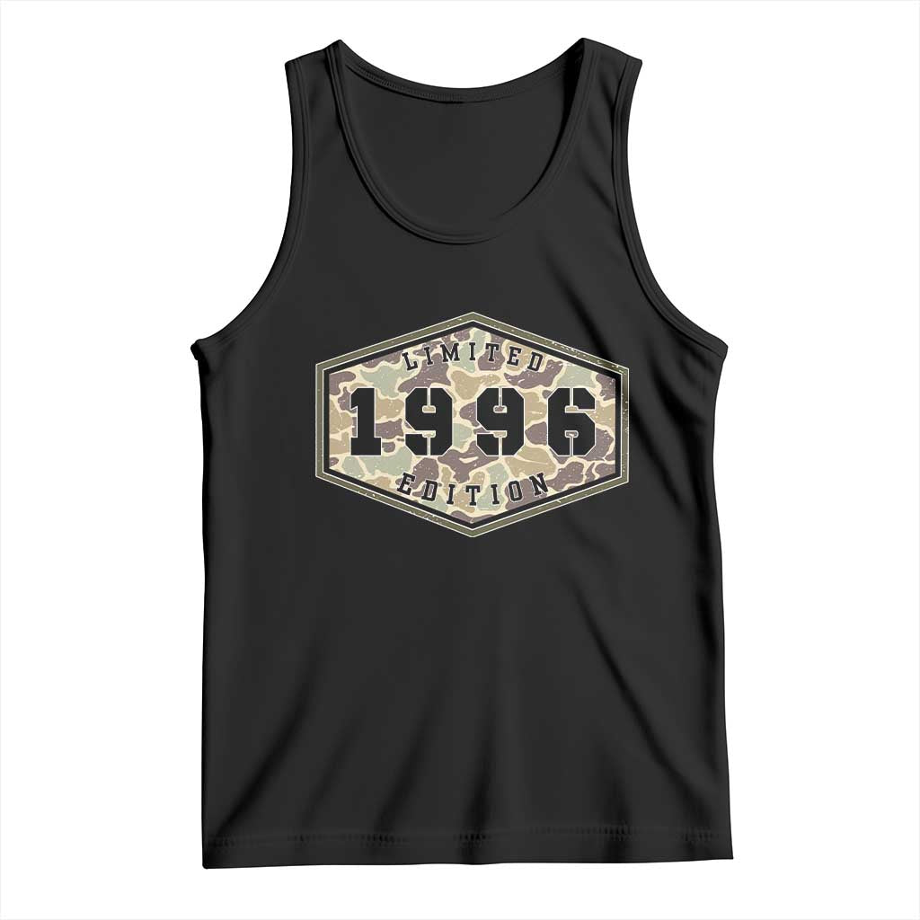 30th Birthday Hunting Tank Top 1996 Limited Edition Vintage Camouflage Gifts For Turning 30