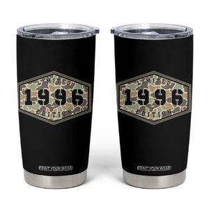 30th Birthday Hunting Tumbler Cup 1996 Limited Edition Vintage Camouflage Gifts For Turning 30
