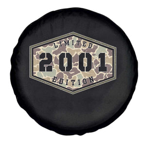 25th Birthday Hunting Spare Tire Cover 2001 Limited Edition Vintage Camouflage Gifts For Turning 25