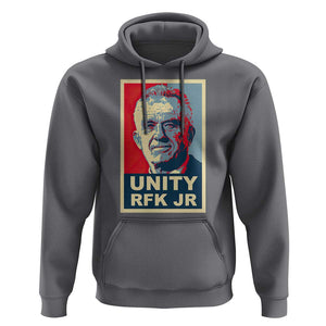 Robert Kennedy Hoodie Unity RFK JR 2024 For Trump Portrait TS11 Charcoal Print Your Wear