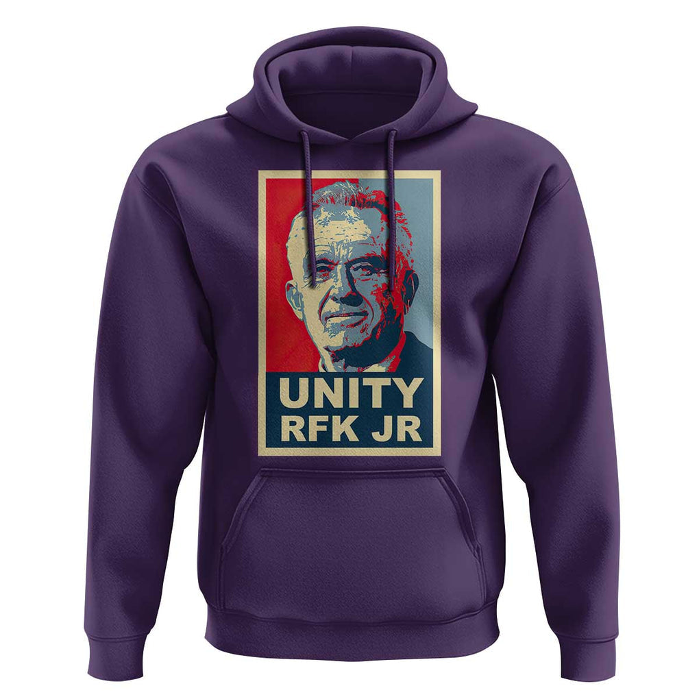 Robert Kennedy Hoodie Unity RFK JR 2024 For Trump Portrait TS11 Purple Print Your Wear
