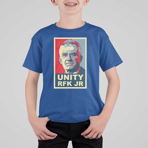 Robert Kennedy T Shirt For Kid Unity RFK JR 2024 For Trump Portrait TS11 Royal Blue Print Your Wear