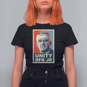 Robert Kennedy T Shirt For Women Unity RFK JR 2024 For Trump Portrait TS11 Black Print Your Wear