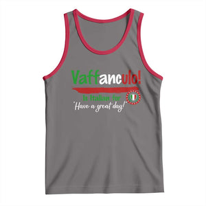 Funny Italian Saying Tank Top Vaffanculo Is Have A Great Day TS11 Deep Heather Red Print Your Wear
