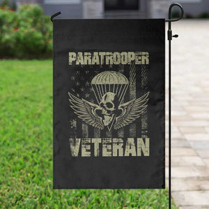 Paratrooper Veteran Garden Flag Airborne Military Vintage American Flag TS11 Print Your Wear