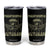 Paratrooper Veteran Tumbler Cup Airborne Military Vintage American Flag TS11 Black Print Your Wear