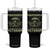 Paratrooper Veteran Tumbler With Handle Airborne Military Vintage American Flag TS11 One Size: 40 oz Black Print Your Wear