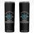 Lagertha's Shield Maidens Skinny Tumbler The Future Is Open Trust In The Gods Viking Warrior TS11 Black Print Your Wear