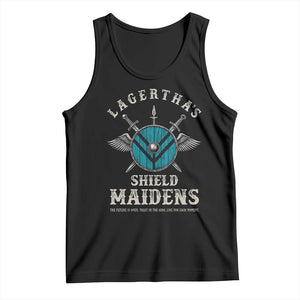Lagertha's Shield Maidens Tank Top The Future Is Open Trust In The Gods Viking Warrior TS11 Black Print Your Wear