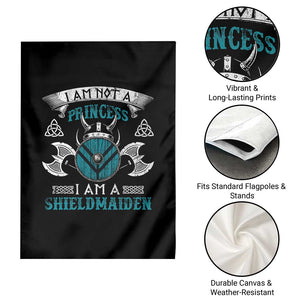 Funny I Am Not A Princess I Am A Shieldmaiden Garden Flag Viking Pride TS11 Print Your Wear
