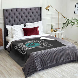 Shieldmaiden Viking Pride Throw Blanket Good Girls Go To Heaven The Best Women Go To Valhalla TS11 Print Your Wear