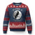 Funny F Caw F Ugly Christmas Sweater When Some Asked Him About Black Crow Moon Gothic - Print Your Wear