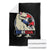 Funny Boricua Dinosaur Dino Puerto Rican Flag Hispanic Heritage Throw Blanket TS11 Black Print Your Wear