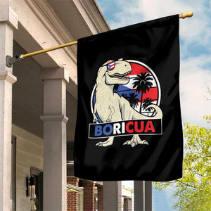 Funny Boricua Dinosaur Dino Puerto Rican Flag Hispanic Heritage Garden Flag TS11 Print Your Wear