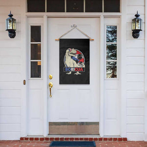 Funny Boricua Dinosaur Dino Puerto Rican Flag Hispanic Heritage Garden Flag TS11 Print Your Wear