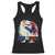 Funny Boricua Dinosaur Dino Puerto Rican Flag Hispanic Heritage Racerback Tank Top TS11 Black Print Your Wear