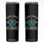 Funny Feel Safe At Night Sleep With A Shieldmaiden Skinny Tumbler Viking Pride TS11 Black Print Your Wear