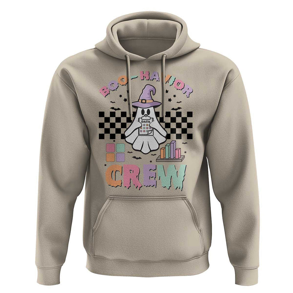 Funny Halloween Behavior Analyst Hoodie Boo-Havior Retro Ghost Witch ABA RBT TS11 Sand Print Your Wear
